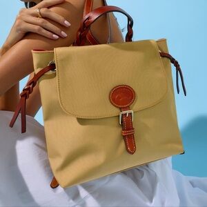 Dooney & Bourke Nylon Flap Backpack khaki
